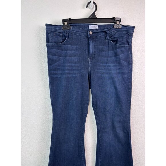 Judy Blue women's 2XL dark wash high rise flare stretch denim jeans - Picture 2 of 8